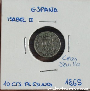 10 céntimos escudo 186